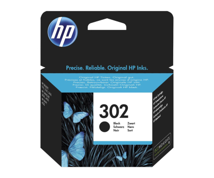 Tusz HP 302BK 190str. (F6U66AE) czarny Instant Ink
